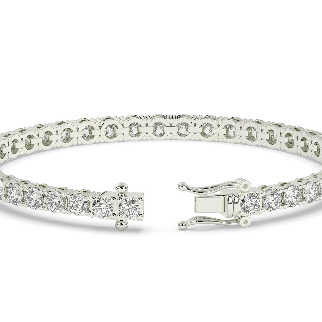 High-Polish Gold Band with Diamond Inlay