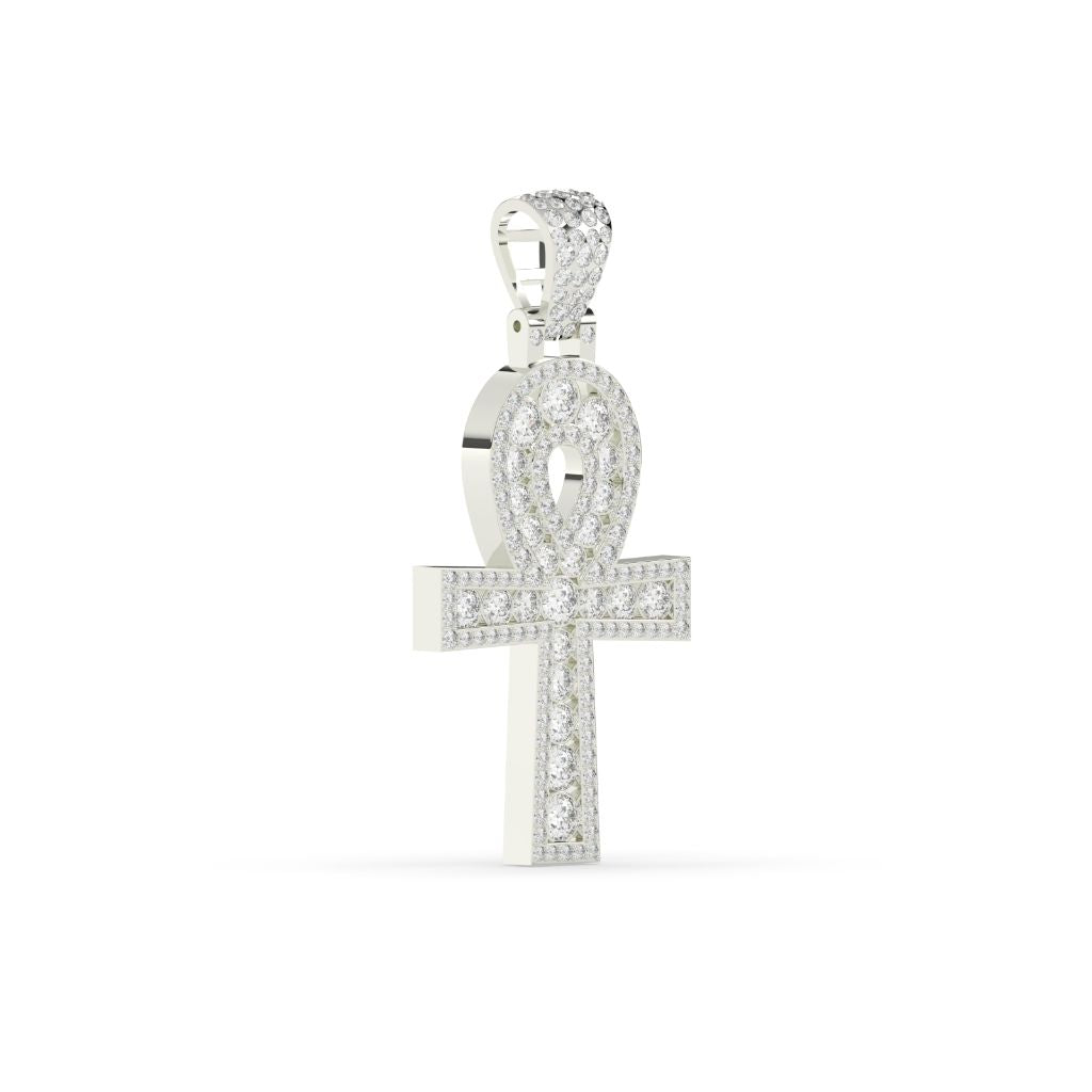 Diamond Ankh Eternal Life Pendant