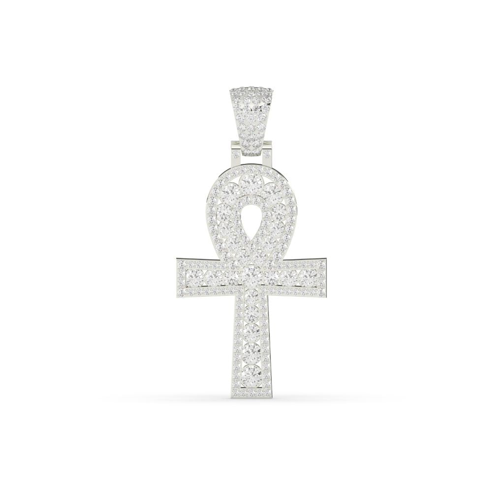 Diamond Ankh Eternal Life Pendant