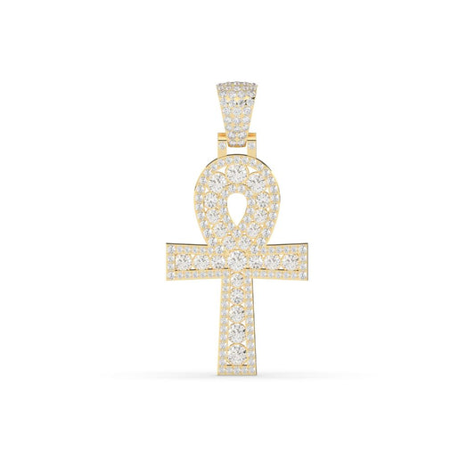 Diamond Ankh Eternal Life Pendant