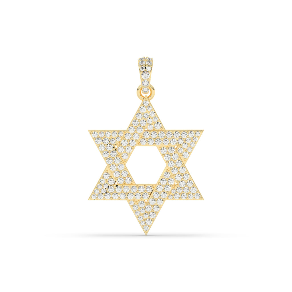 Diamond Star Gold Charm Necklace
