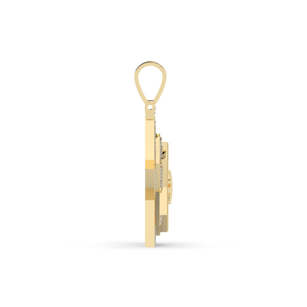 Dollar Star Gold Pendant Charm