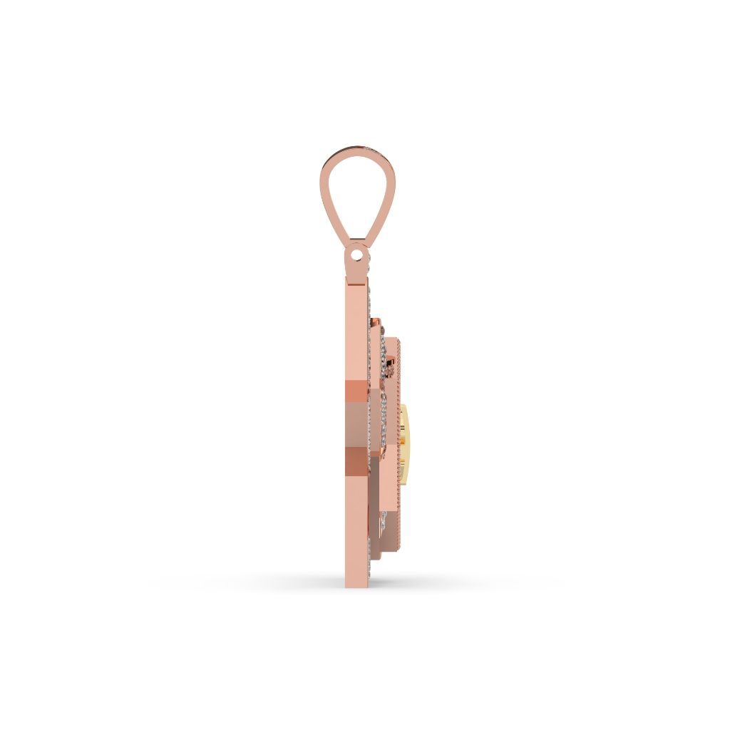 Dollar Star Gold Pendant Charm