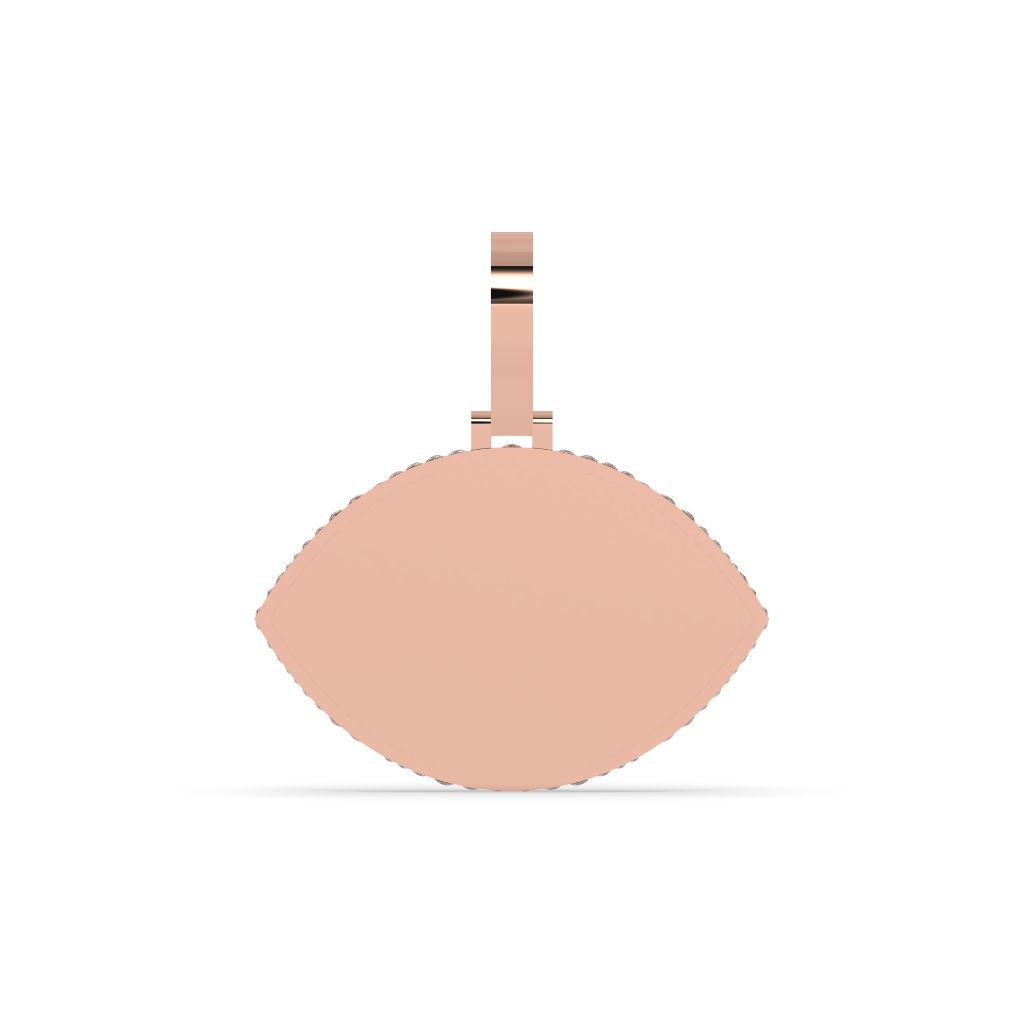 Diamond Studded Evil Eye Pendant