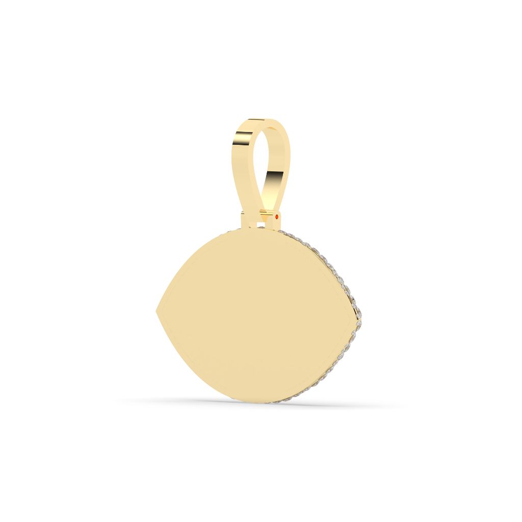 Diamond Studded Evil Eye Pendant