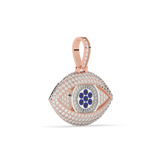 Diamond Studded Evil Eye Pendant