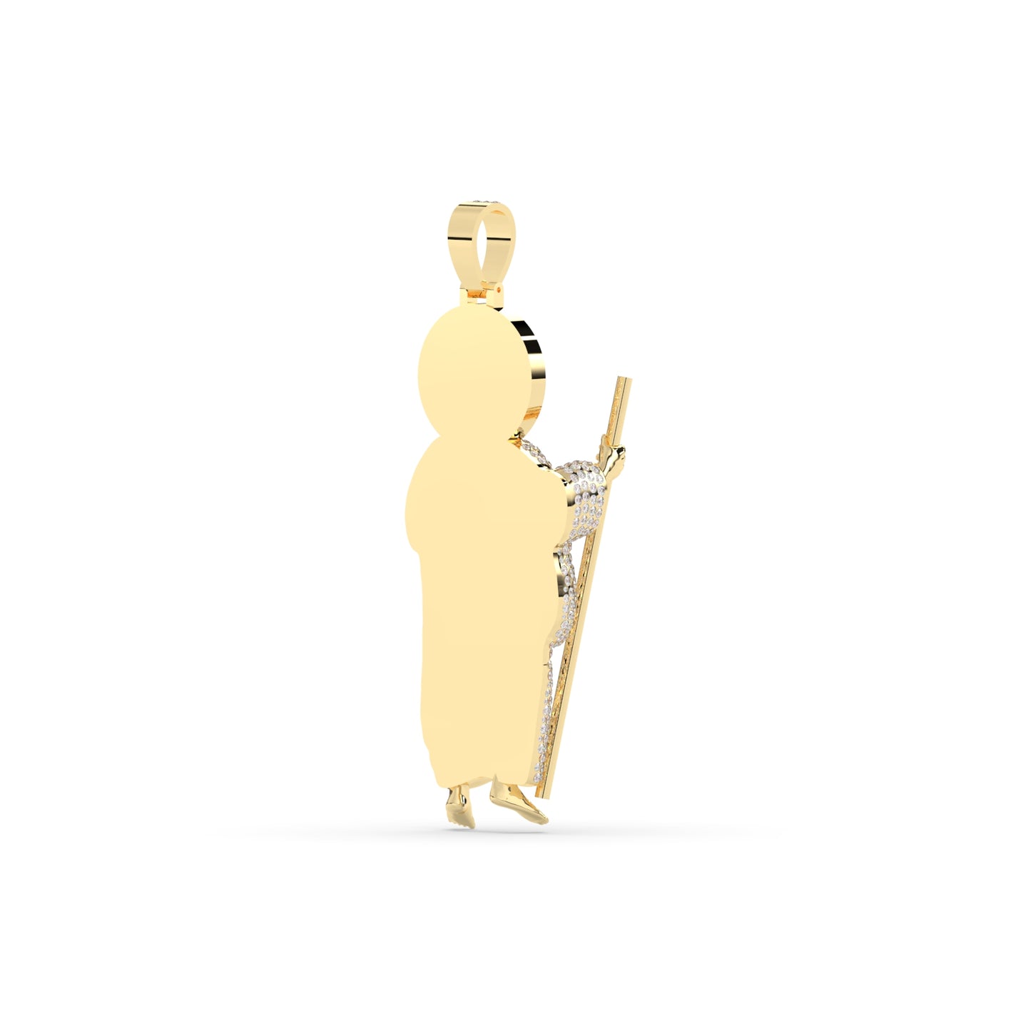 Saint Jude Diamond Gold Pendant