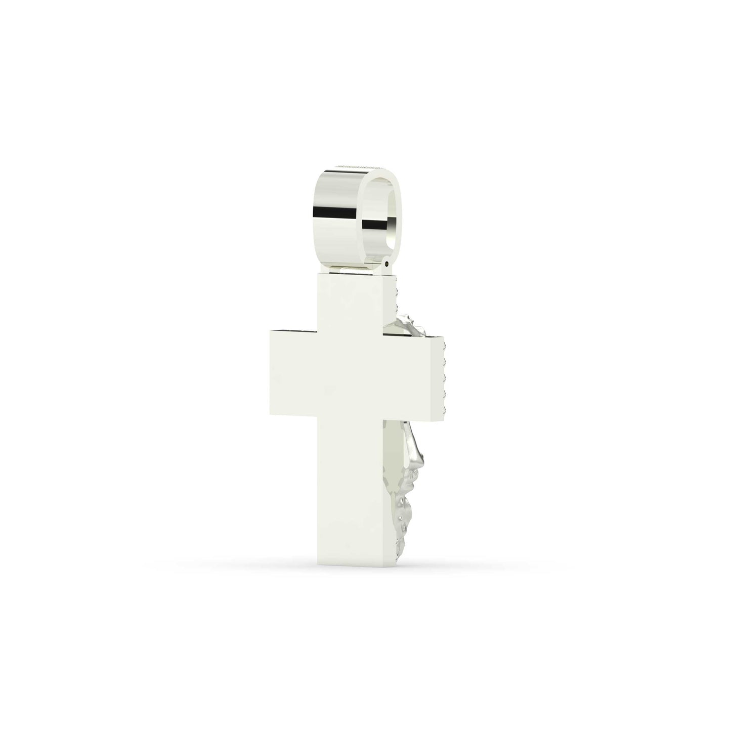 Jesus Face Cross Gold Pendant