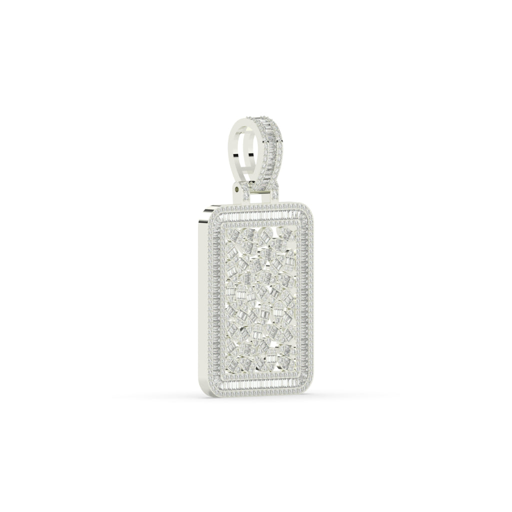 Diamond Skull Cage Frame Pendant