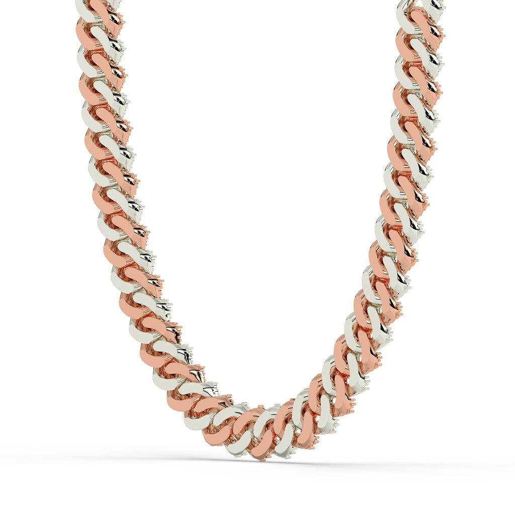 Zigzag Pavé Luxury Gold Chain