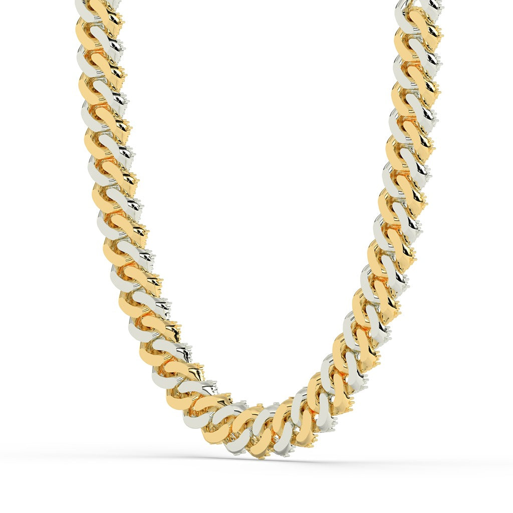 Zigzag Pavé Luxury Gold Chain