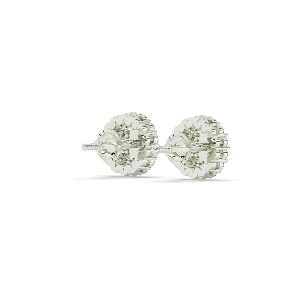 Bold Cluster Round Diamond Studs