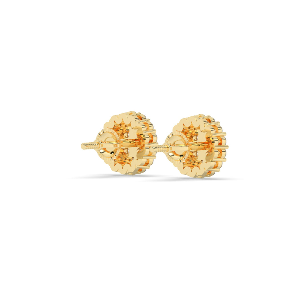 Bold Cluster Round Diamond Studs