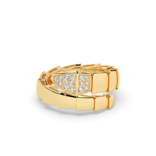 Elegant Gold Diamond Eternity Wedding Band