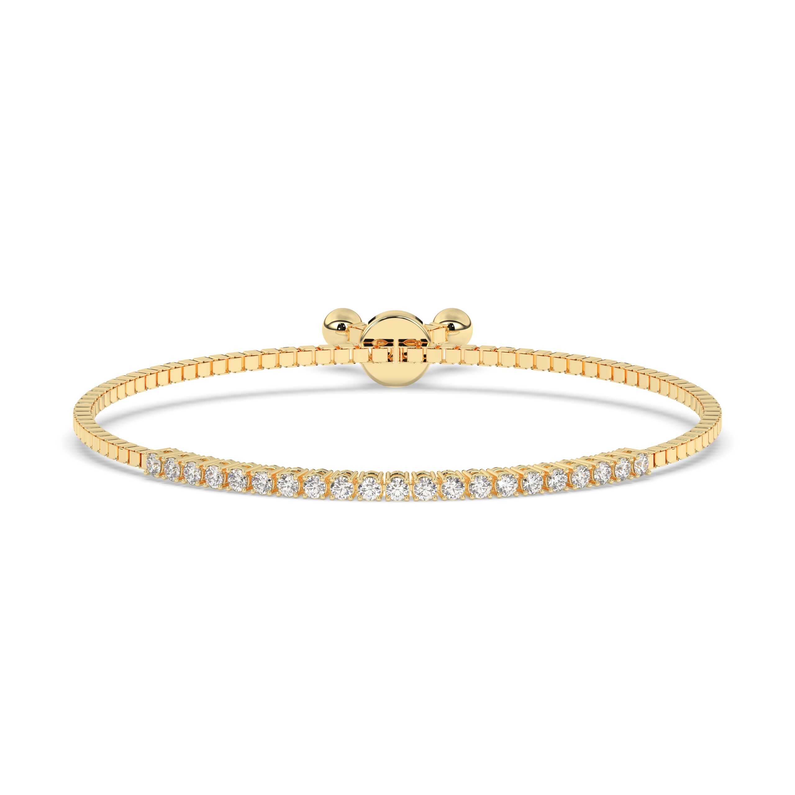 Double Layer Gold Tennis Bracelet