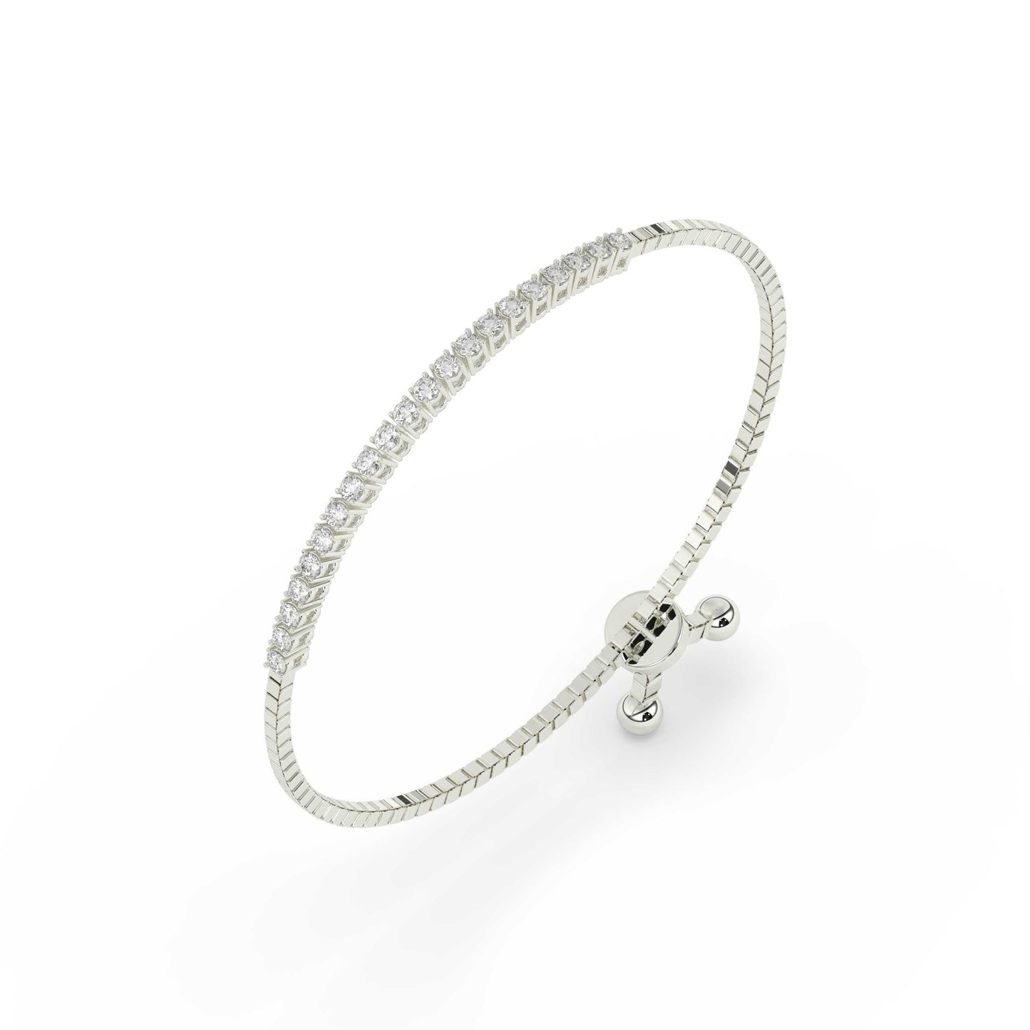 Double Layer Gold Tennis Bracelet