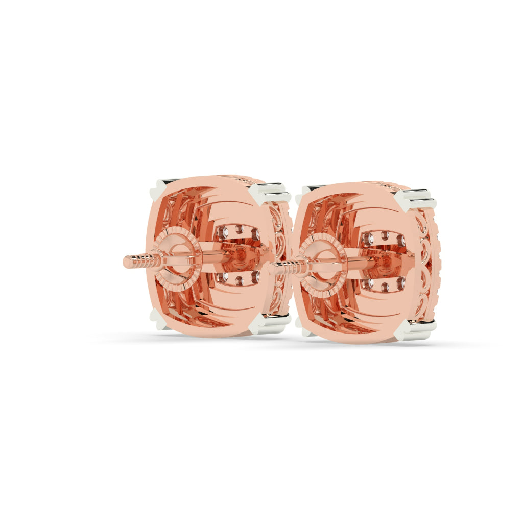 Layered Radiance Cushion Studs