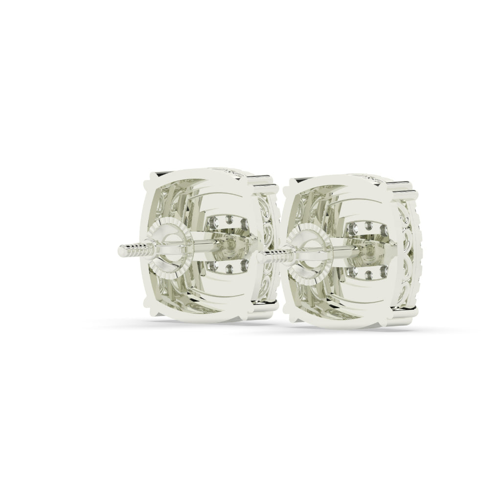 Layered Radiance Cushion Studs