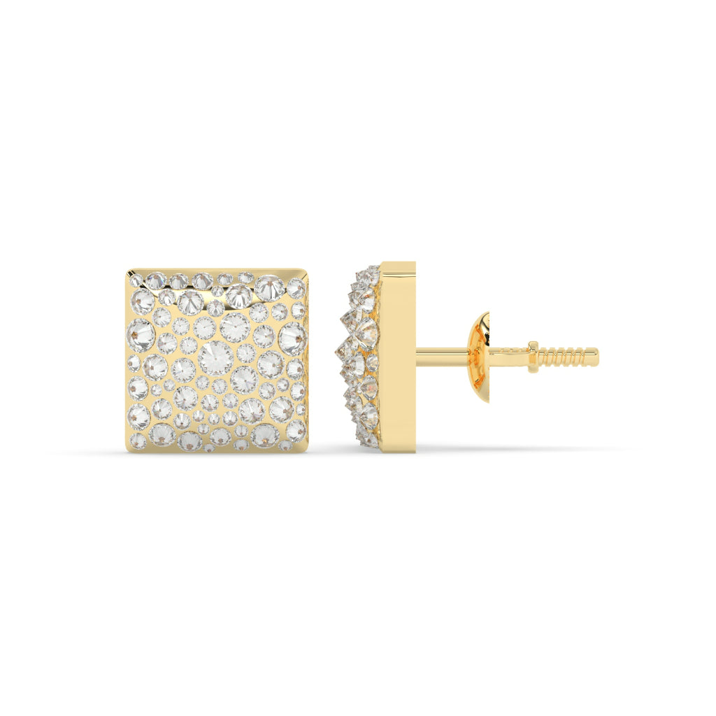 Gold Gradient Diamond Studs