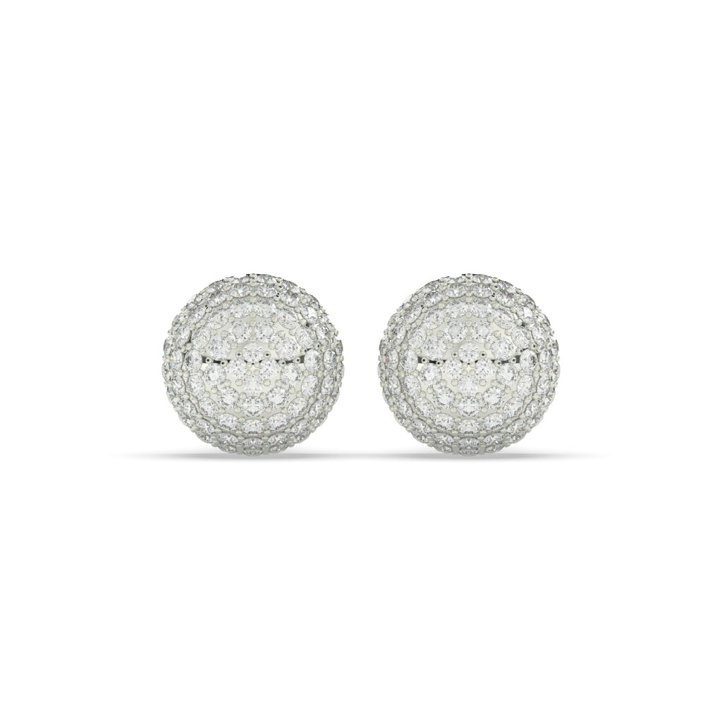 Twilight Glow Dome Stud Earrings
