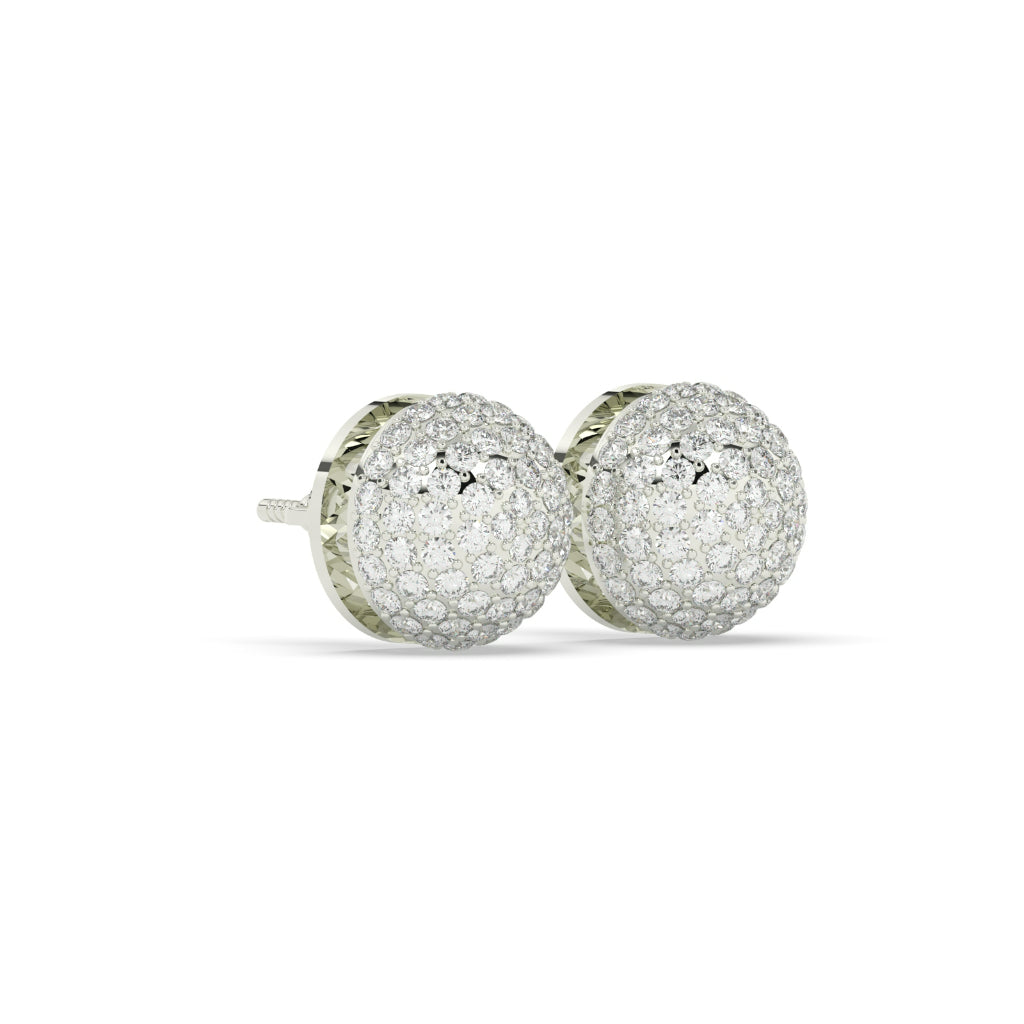 Twilight Glow Dome Stud Earrings