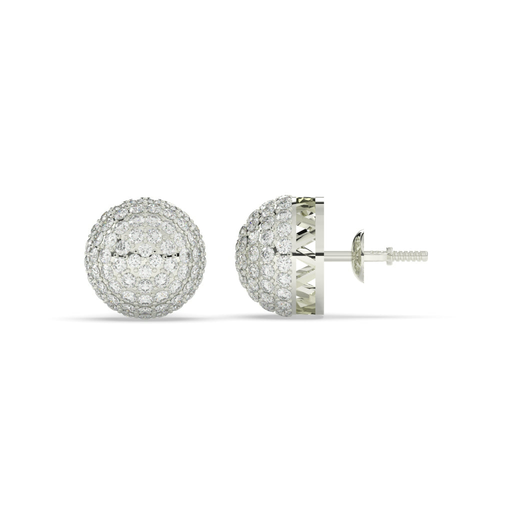 Twilight Glow Dome Stud Earrings