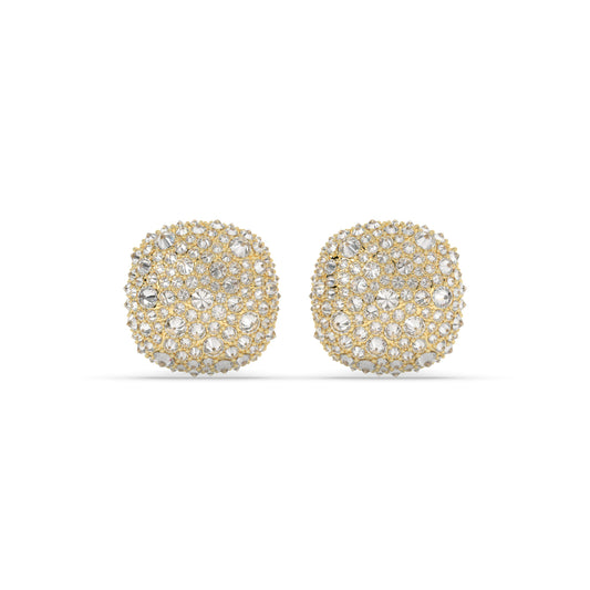 Luxury Cushion Pavé Stud Earrings