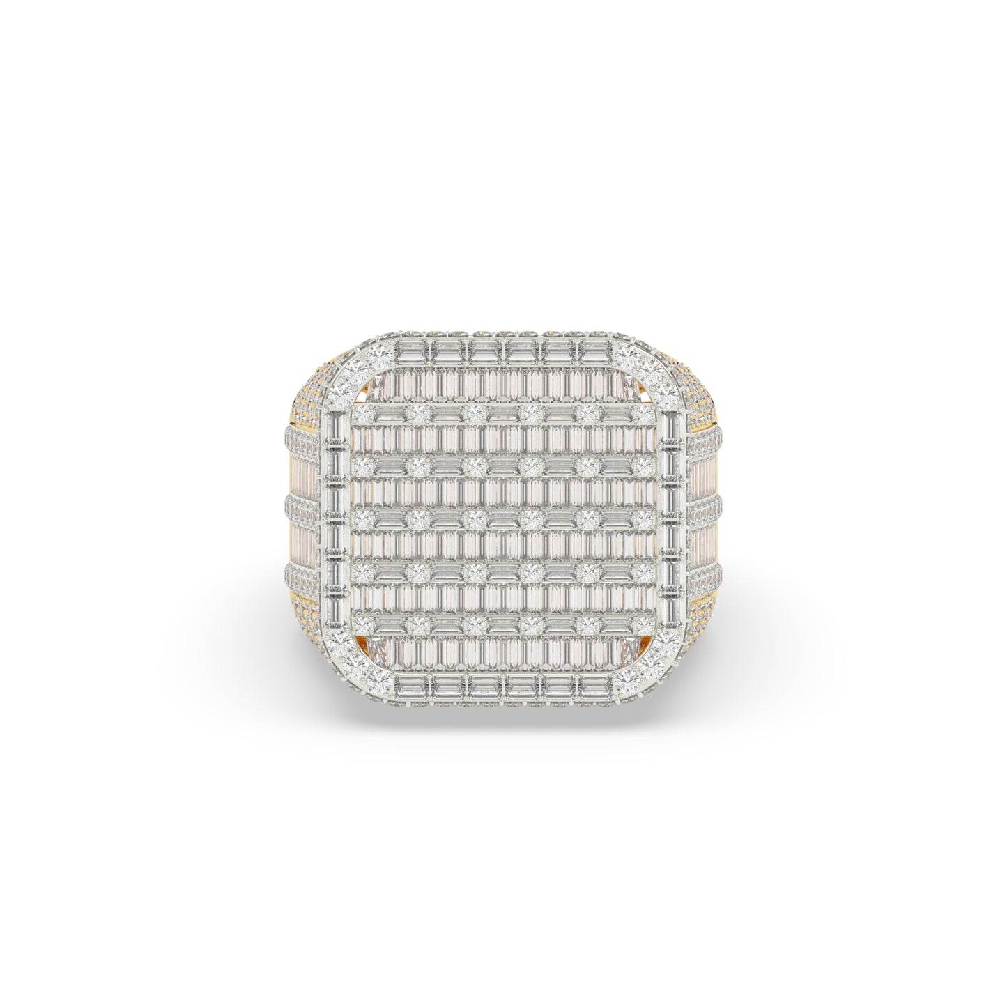 Empire Grid Baguette Diamond Ring