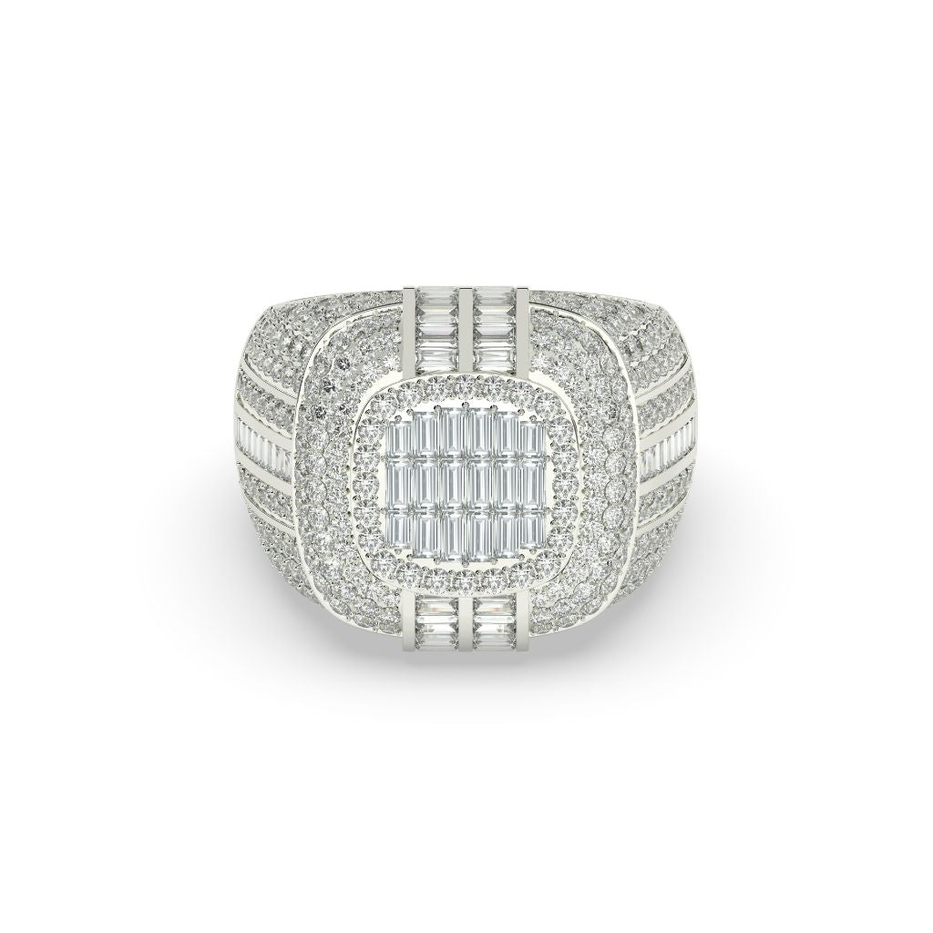 Royal Radiance Diamond Cluster Ring