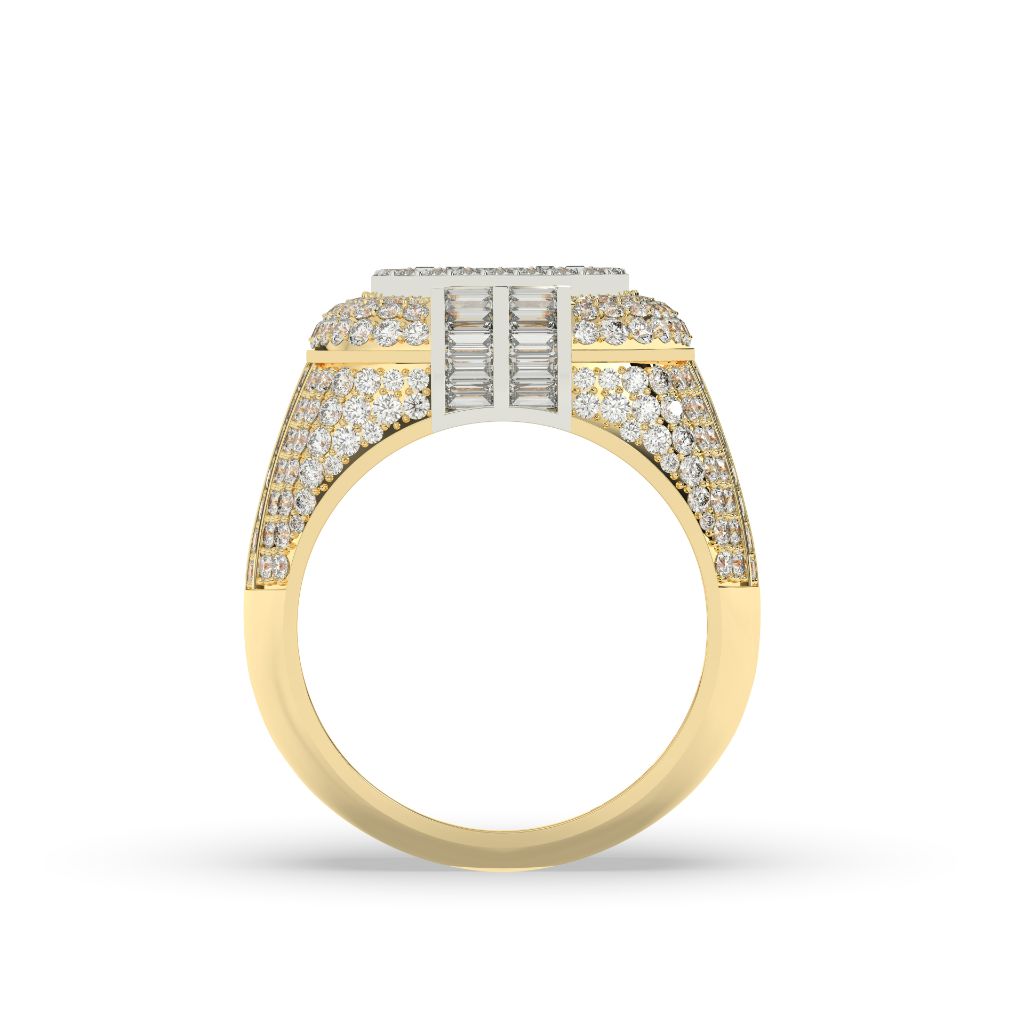Royal Radiance Diamond Cluster Ring