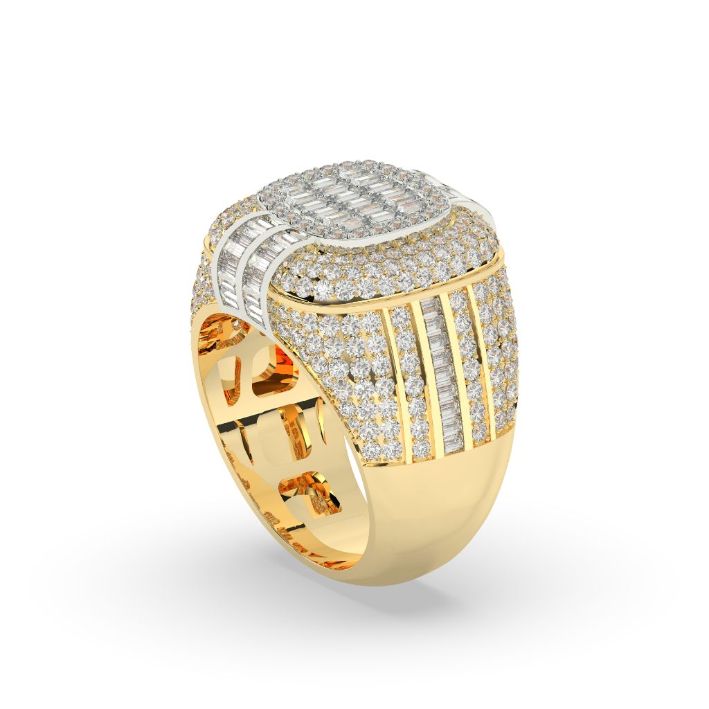 Royal Radiance Diamond Cluster Ring