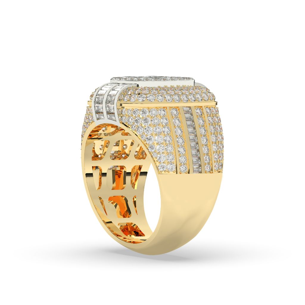 Royal Radiance Diamond Cluster Ring