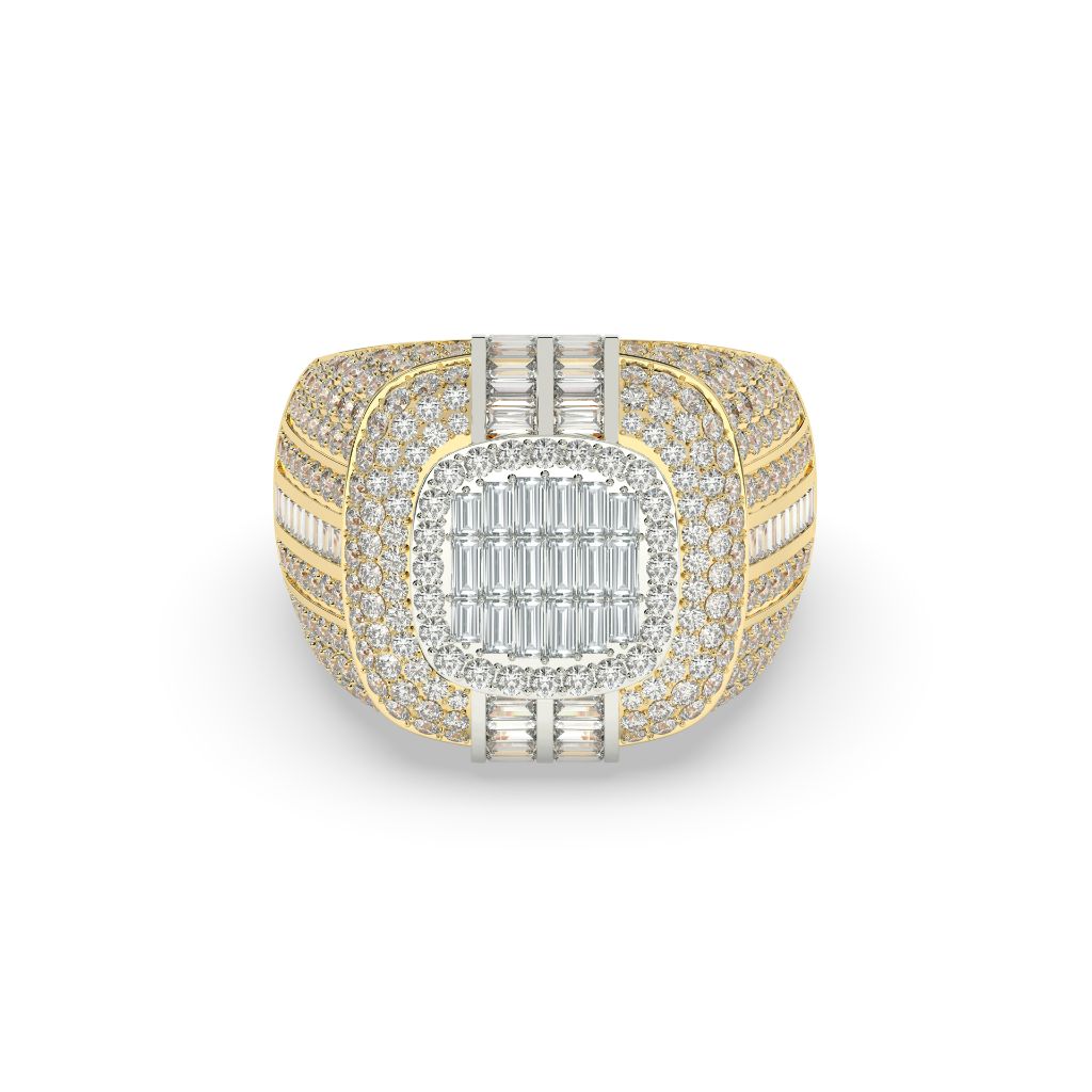 Royal Radiance Diamond Cluster Ring