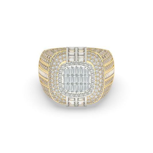 Royal Radiance Diamond Cluster Ring