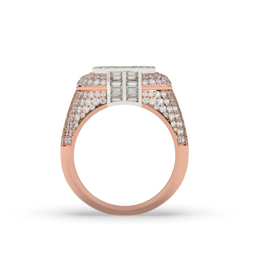 Royal Radiance Diamond Cluster Ring