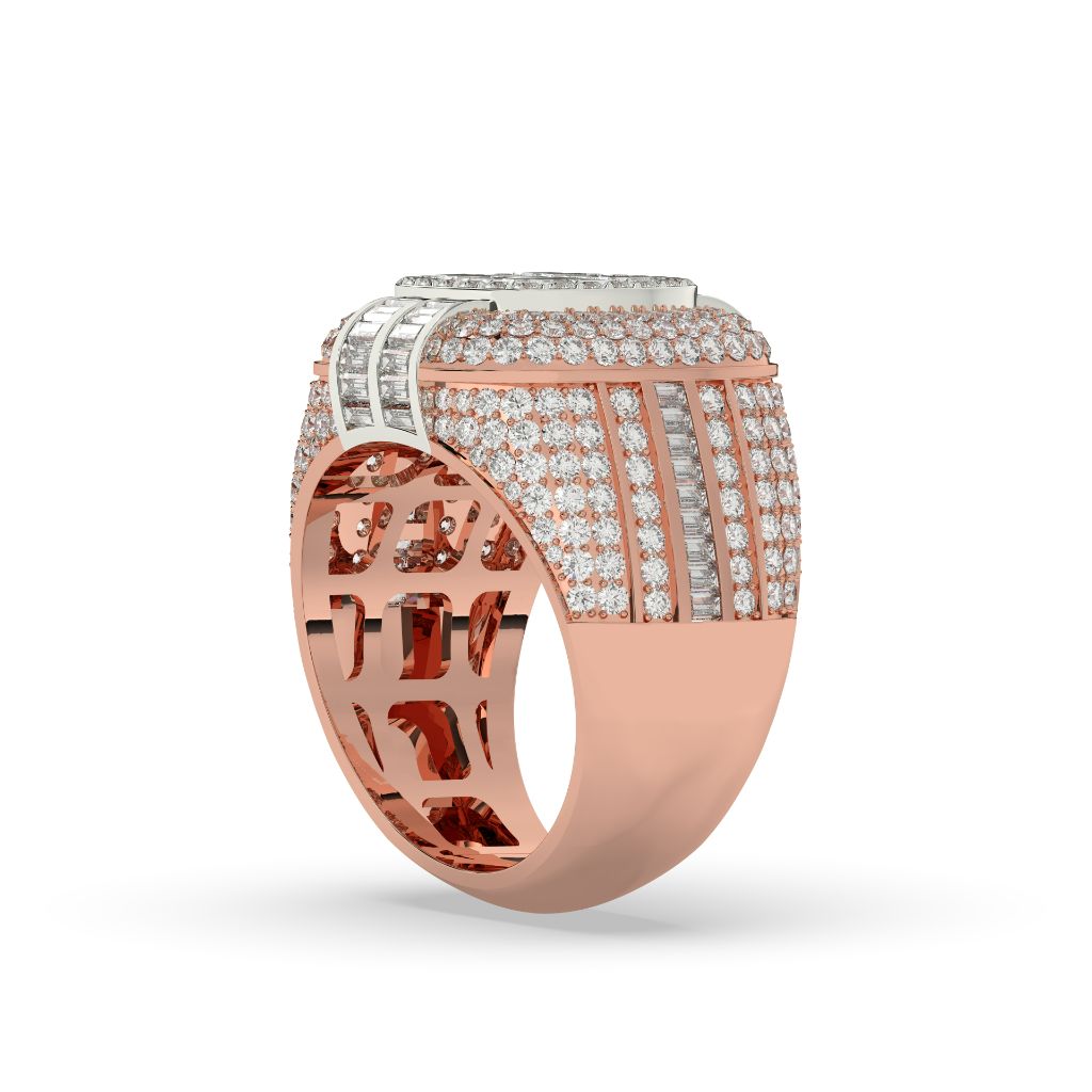 Royal Radiance Diamond Cluster Ring