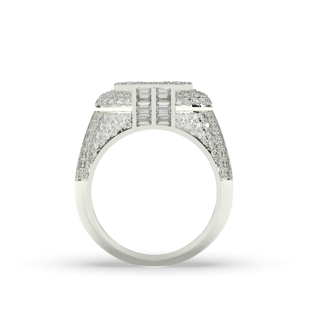 Royal Radiance Diamond Cluster Ring