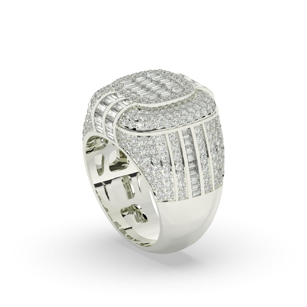 Royal Radiance Diamond Cluster Ring