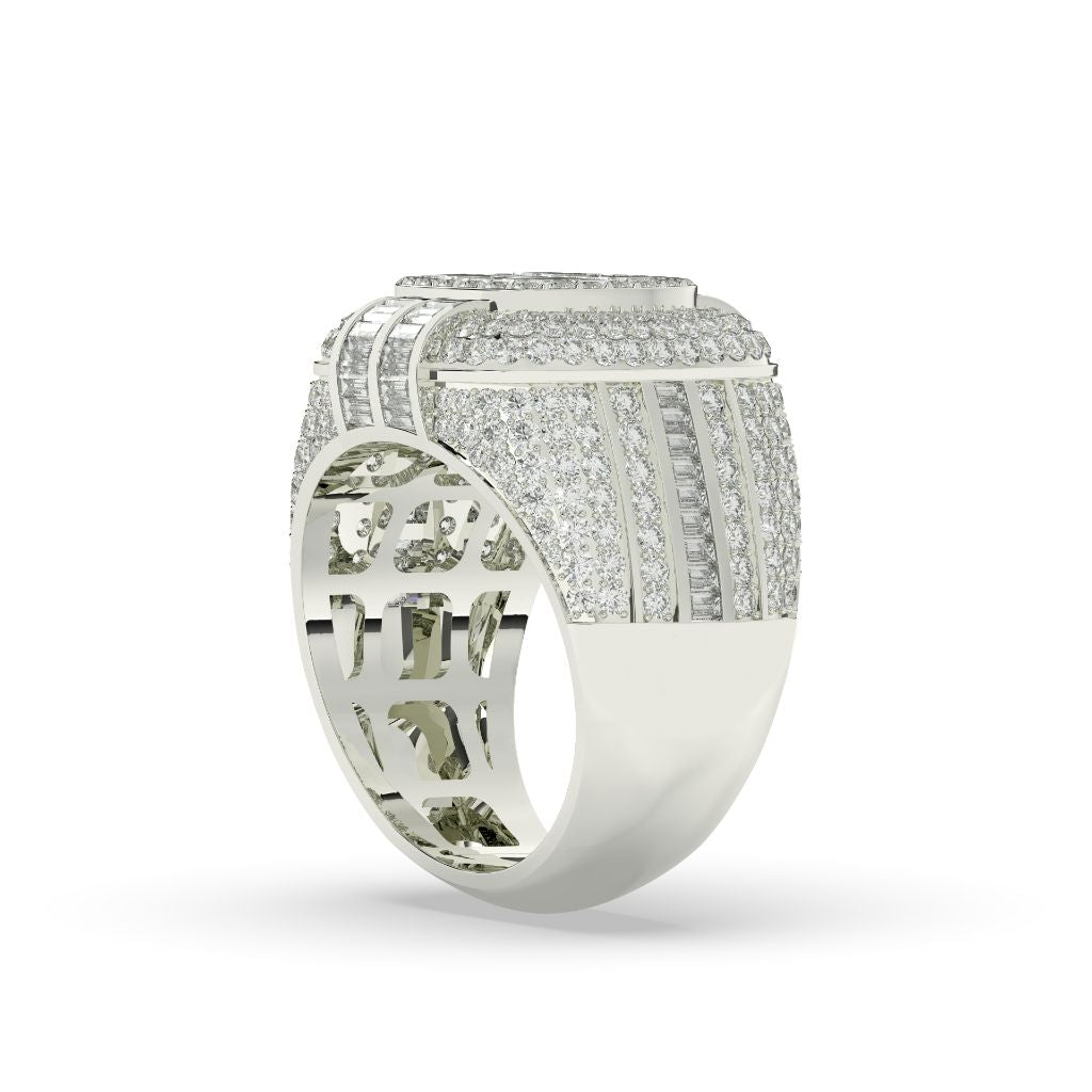 Royal Radiance Diamond Cluster Ring