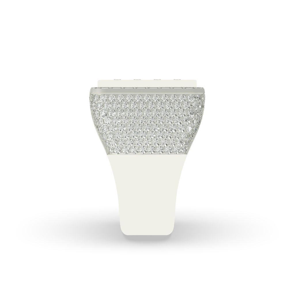 Prestige Grid Baguette Gold Ring