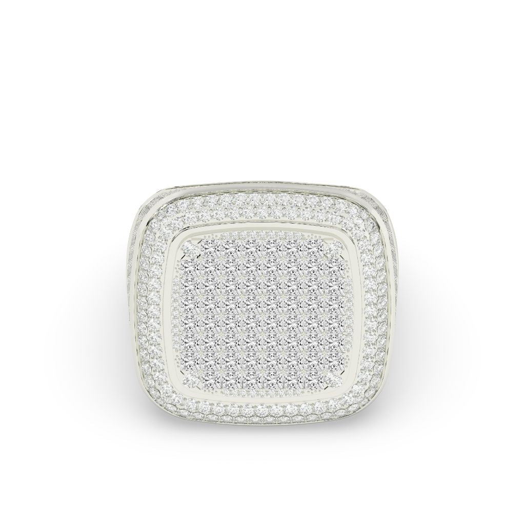 Cushion Crown Full Ice Ring