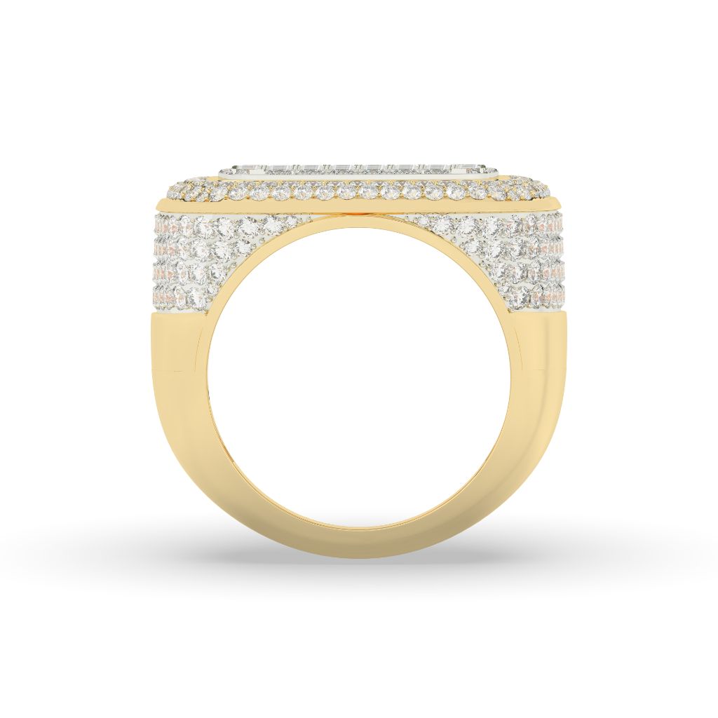 Cushion Crown Full Ice Ring