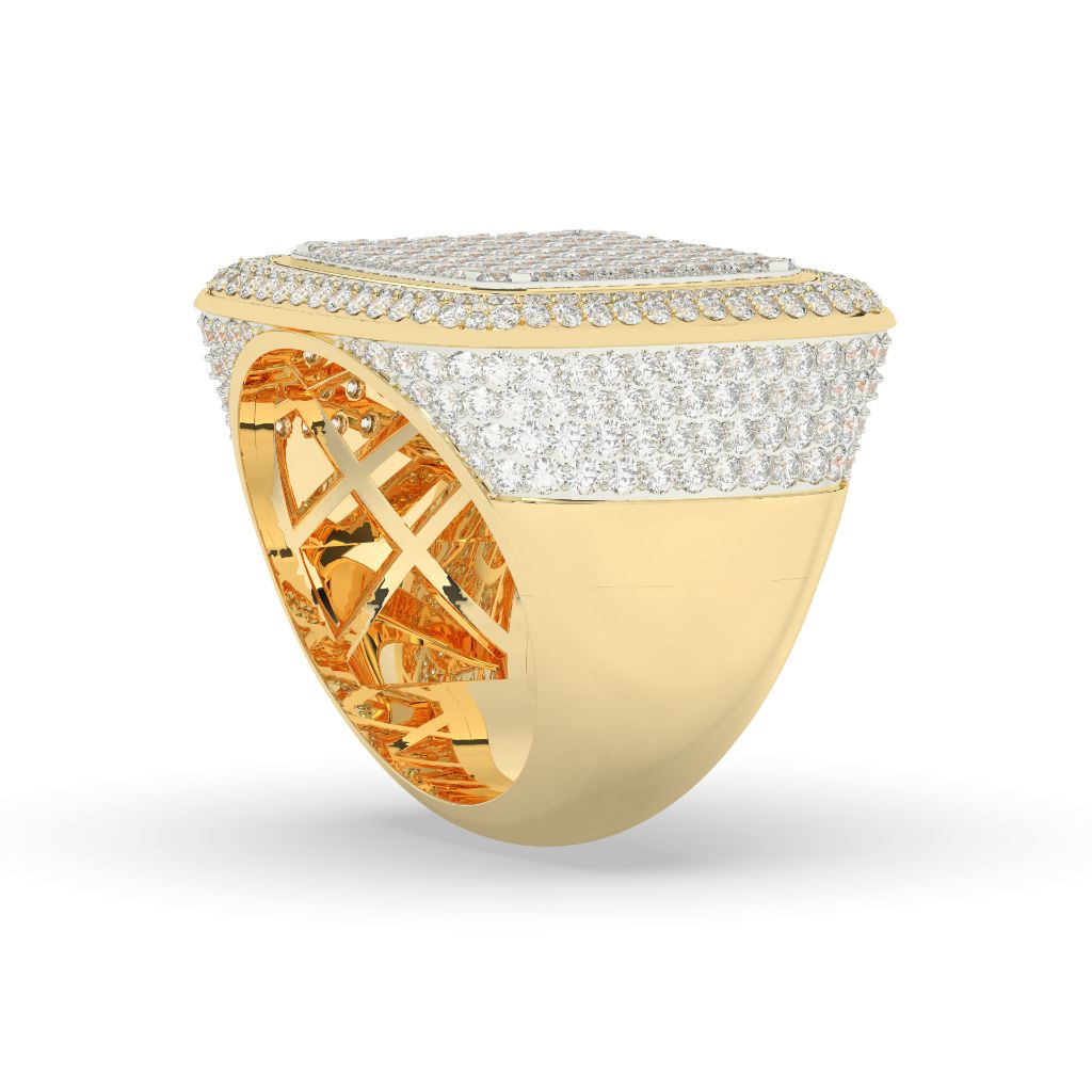 Cushion Crown Full Ice Ring