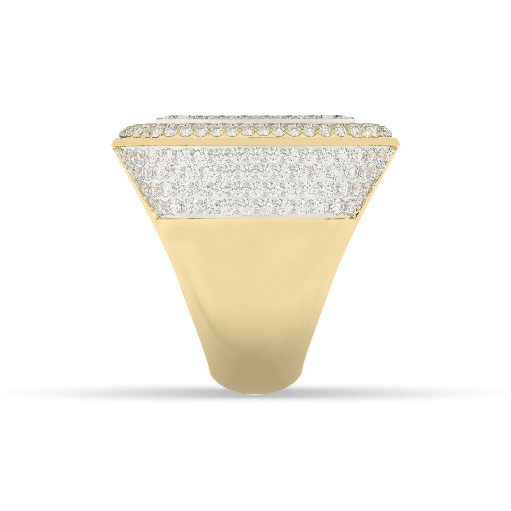 Cushion Crown Full Ice Ring