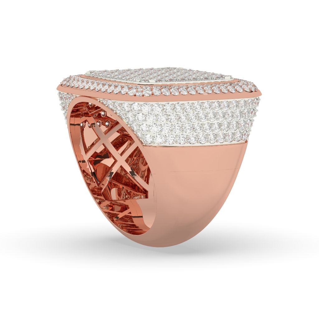 Cushion Crown Full Ice Ring