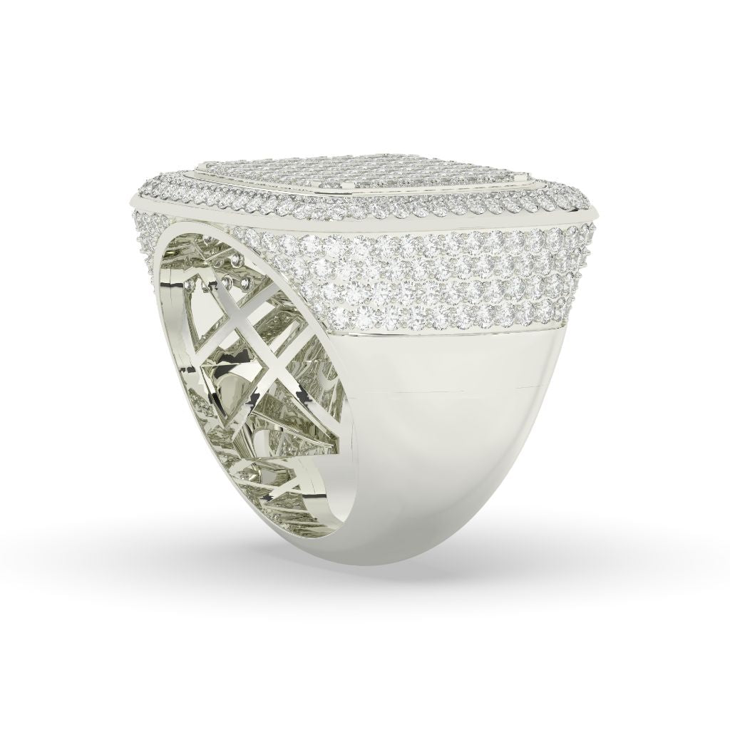 Cushion Crown Full Ice Ring