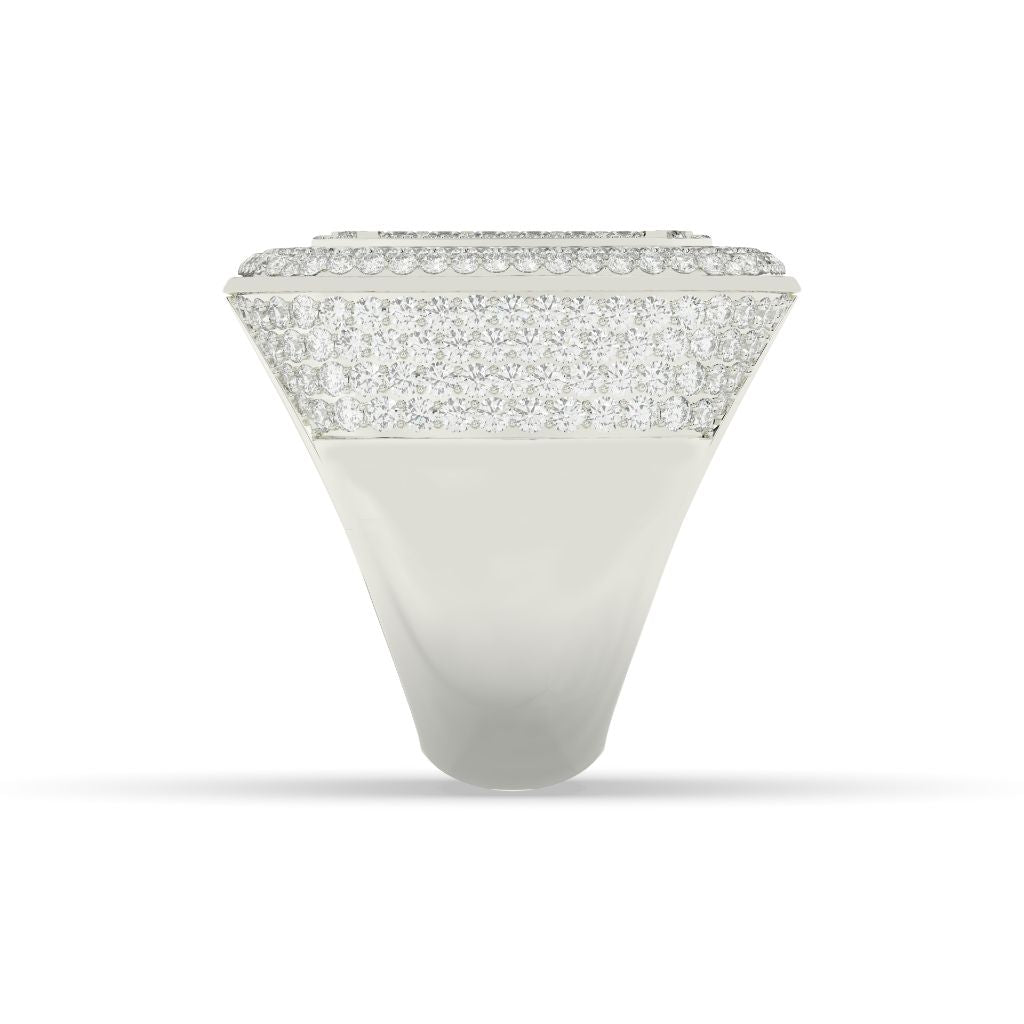 Cushion Crown Full Ice Ring