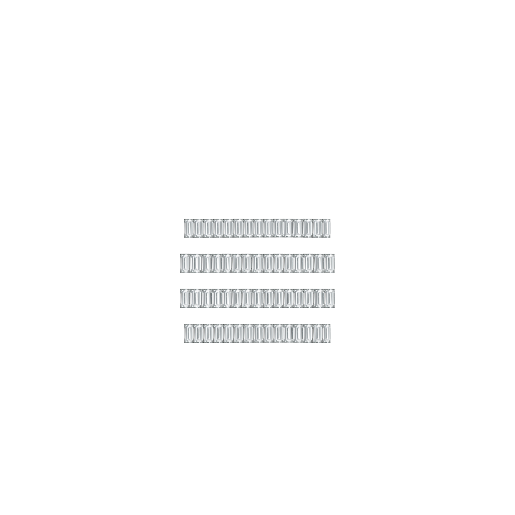 Square Frame Baguette Diamond Ring