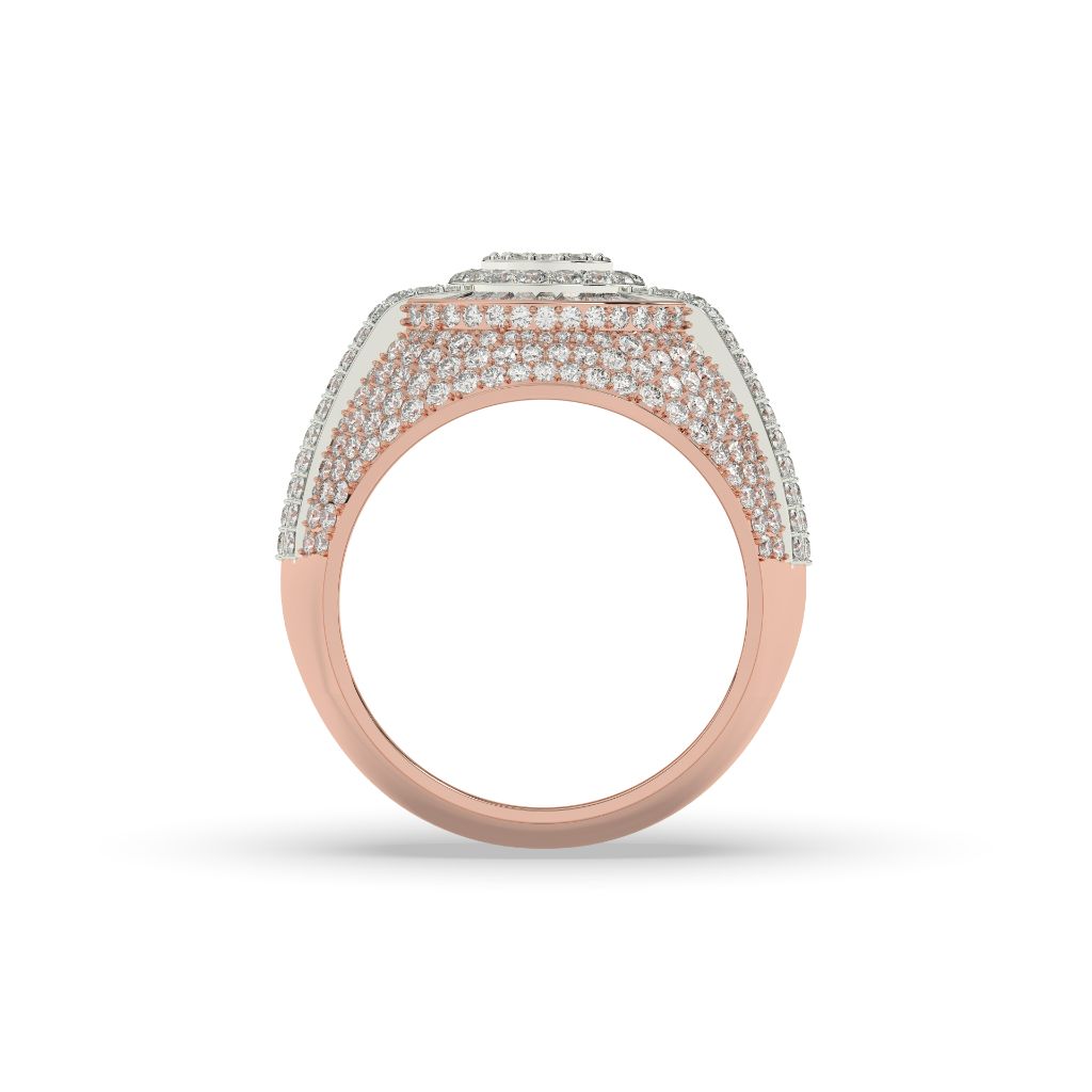 Radiant Glory Baguette Cluster Ring