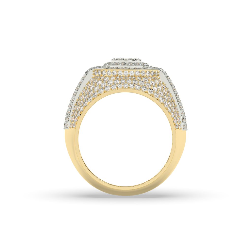 Radiant Glory Baguette Cluster Ring